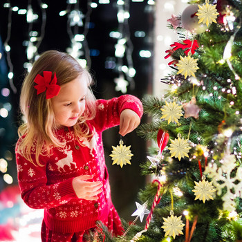 Χριστουγεννιάτικα στολίδια χριστουγεννιάτικα αστέρια 16 άκρων Κρεμαστό χριστουγεννιάτικο δέντρο Κρεμαστά στολίδια Γούρια Μενταγιόν Δώρο για τα Χριστούγεννα