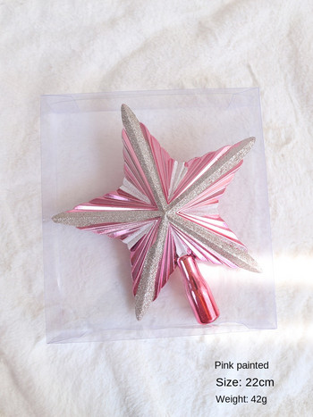 Pink Xmas Pendant 2022 Коледна украса за парти Украси за коледно дърво Висящи орнаменти Новогодишни подаръци