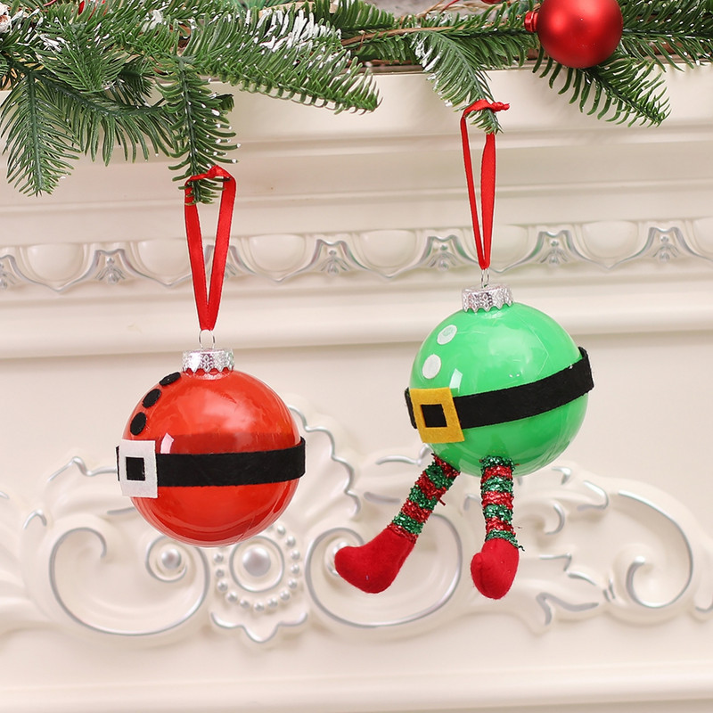 Коледна топка Bauble Decorations Коледно дърво Орнаменти Gnome Висяща топка Играчки Декор за дома Нова година Navidad Парти консумативи