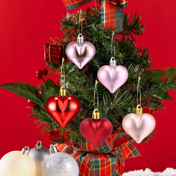 Κρεμαστό 60τμχ Glitter Heart Star Κρεμαστό χριστουγεννιάτικο δέντρο Κρεμαστά αξεσουάρ σπιτιού Διακοσμήσεις σπιτιού DIY Στολίδι για Φεστιβάλ Βαλεντίνου