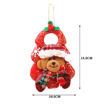 Χριστουγεννιάτικη κούκλα Άγιου Βασίλη Καλά Χριστουγεννιάτικα στολίδια για στολίδια σπιτιού με άλκες στολίδια Χριστουγεννιάτικου δέντρου 2023 Navidad Natal Gifts#b
