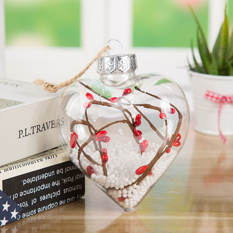 Градинска статуя на петел Двор за рожден ден Прозрачна висулка Топка Орнамент Коледа Коледа Любовно дърво Коледен декор за дома