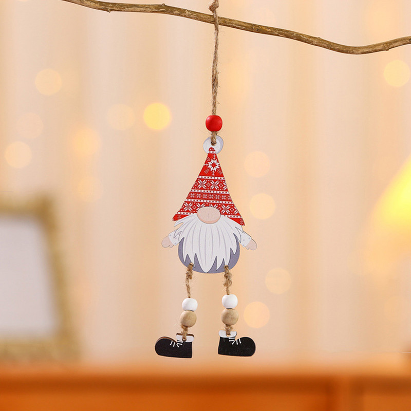 Висулка Коледна украса за закачане Коледни консумативи Декоративни 14x6,5 см Творчески декорации Без лице Практични