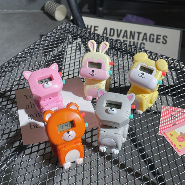 Детски електронен часовник в формата на котка за момчета и момичета