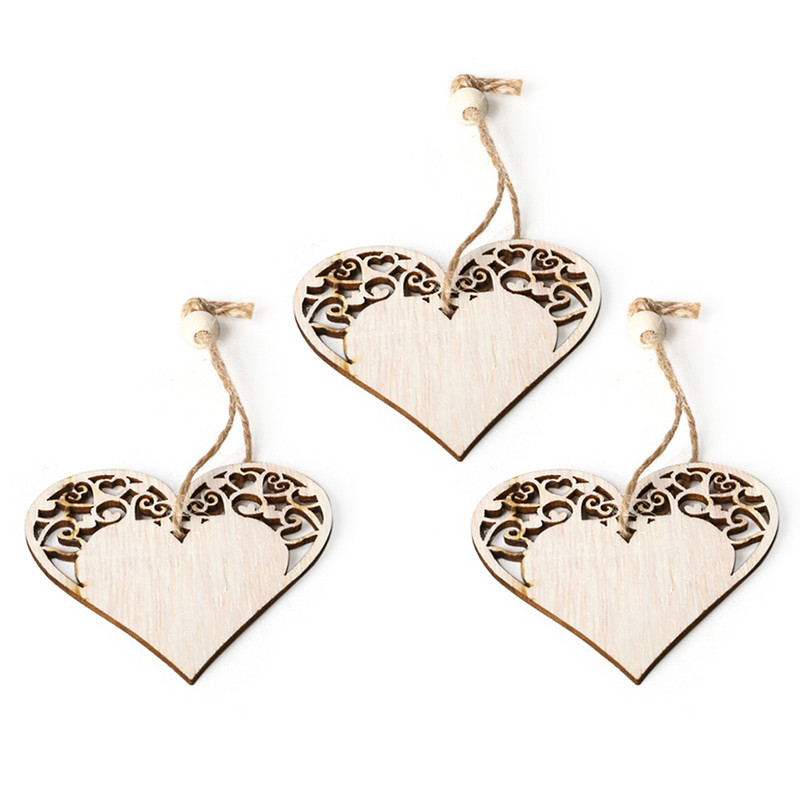 3 gab. DIY koka Priecīgus Ziemassvētku kulons ziemeļvalstu stila logu pārģērbšanai bērniem ar pietiekamu izturību un stingrību