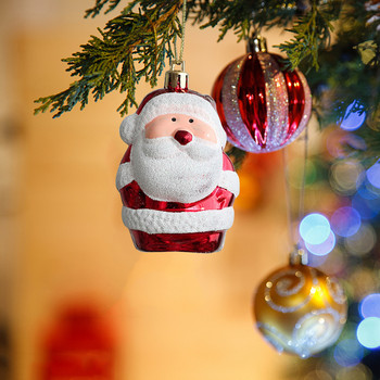 2бр. Висящ орнамент за коледно дърво Дядо Коледа Снежен човек Висулка за украса за коледно дърво 2022 г. Noel Natal Navided