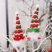 Christmas Glowing Faceless Dwarf Fairy Ear Design Faceless flush Elf Lighting Scene Desktop Decoration Pros for Home Book ράφι
