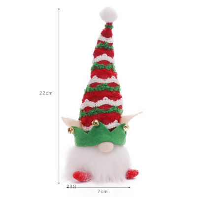 Christmas Glowing Faceless Dwarf Fairy Ear Design Faceless flush Elf Lighting Scene Desktop Decoration Pros for Home Book ράφι