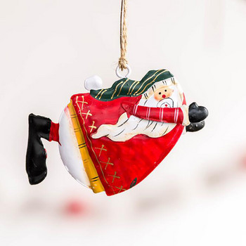 Коледно дърво Висящо ангелско мече Дядо Коледа Камбани Декорация Прозорец Коледни декорации за дома Направи си сам коледни подаръци