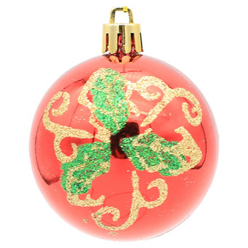 Коледни блестящи висящи топки Коледни орнаменти за дърво Декорации за домашен бар Парти 6 комплекта Дропшиппинг