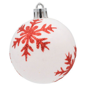 Коледни блестящи висящи топки Коледни орнаменти за дърво Декорации за домашен бар Парти 6 комплекта Дропшиппинг