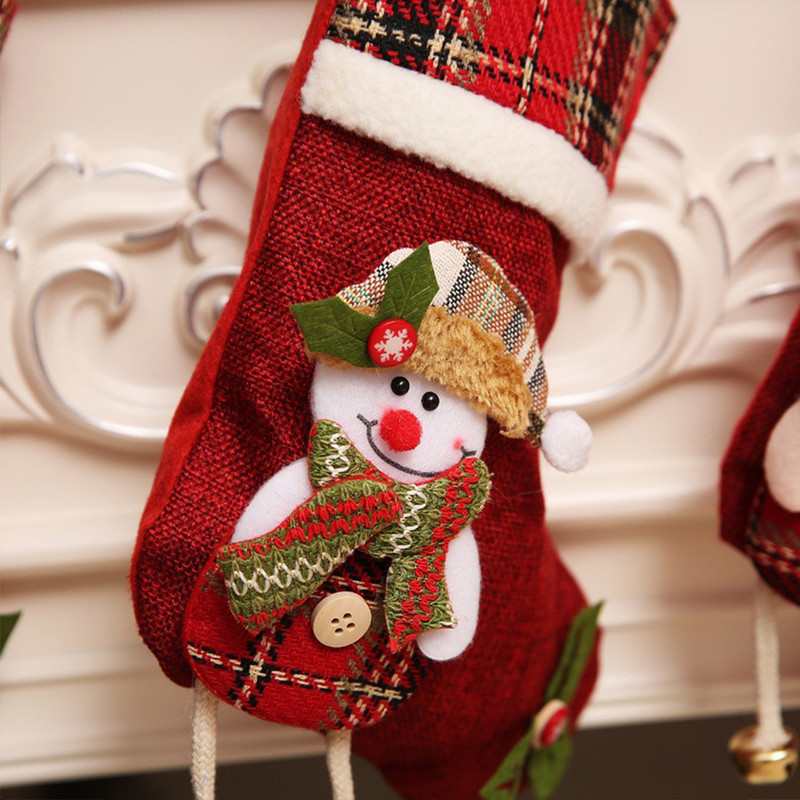 25x19cm väikesed jõulusokid, isikupärastatud nimega jõulukinkekott Jõulupuu kaunistused Kohandatud laste uusaastakingitus 2023