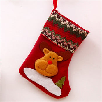 Коледна украса Дядо Коледа Снежен човек Коледни чорапи Подаръци Торбички с подаръци Коледни торбички за подаръци Коледни орнаменти