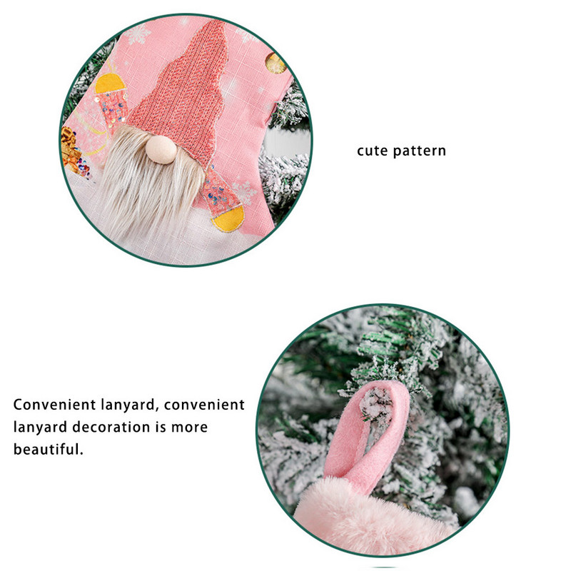 Jõulusokkade kaunistused Huvitavad kaminaakna uks rippuvad ehtivad jõulukommide kingikoti poisi muster