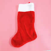 Чорап на Дядо Коледа Плюшен коледен чорап Подарък Висяща чанта Подарък Детска чанта за бонбони Джоб Висящо коледно дърво Орнамент Декорация на дома