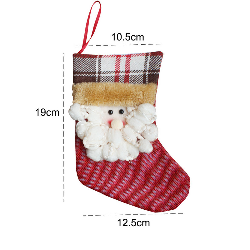 Laste jõulusokid Jõuluõhtu jõulukink kommikott Jõulupuu ripats