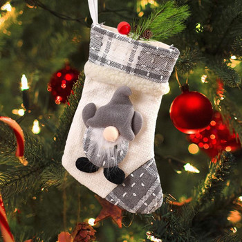 Χριστουγεννιάτικες κάλτσες Gnome Κάλτσες Χριστουγεννιάτικη Τσάντα Δώρου Τζάκι Δέντρο Χριστουγεννιάτικα Διακοσμητικά για το σπίτι Παιδιά Δώρο