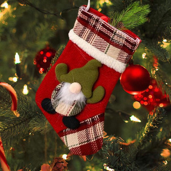 Χριστουγεννιάτικες κάλτσες Gnome Κάλτσες Χριστουγεννιάτικη Τσάντα Δώρου Τζάκι Δέντρο Χριστουγεννιάτικα Διακοσμητικά για το σπίτι Παιδιά Δώρο