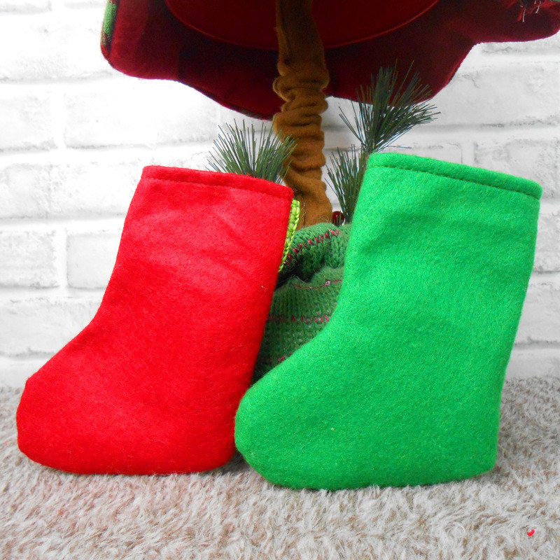 1 бр. Коледни меденки Момче Бисквитка Момиче Чорапи Торбичка с бонбони Коледни чорапи Коледни орнаменти Висулка за дърво