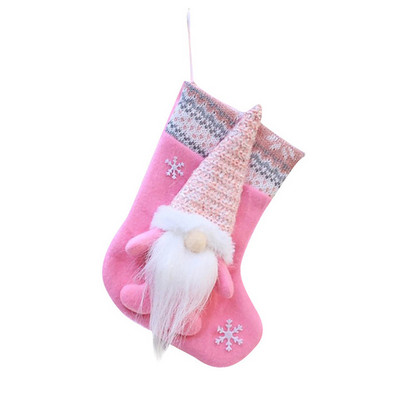 Коледни чорапи Подаръчна торбичка Практична креативна коледна шарка на лосове Детска чанта за бонбони Коледно дърво Новогодишна украса Дядо Коледа