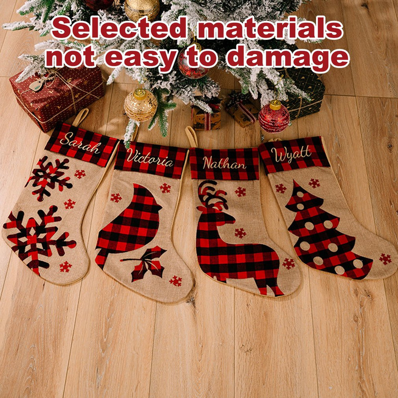 Uued jõulusukad Kangas Jõuluvana Sokid Kingitus Lastele Kommikott Lumememm Hirve tasku Rippuv jõulupuuehe Uusaasta 2023