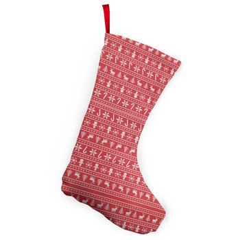 Χριστουγεννιάτικο μοτίβο Χριστουγεννιάτικη κάλτσα Χριστουγεννιάτικη διακόσμηση για το σπίτι Πρωτοχρονιάτικες κάλτσες Τσάντα δώρου Χριστουγεννιάτικα στολίδια στολίδι