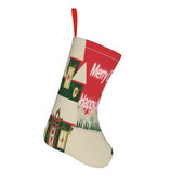 Весела Коледа и Честита Нова Година Коледни чорапи Висящи украшения за коледно дърво Орнаменти Новогодишна торбичка с бонбони Подаръци