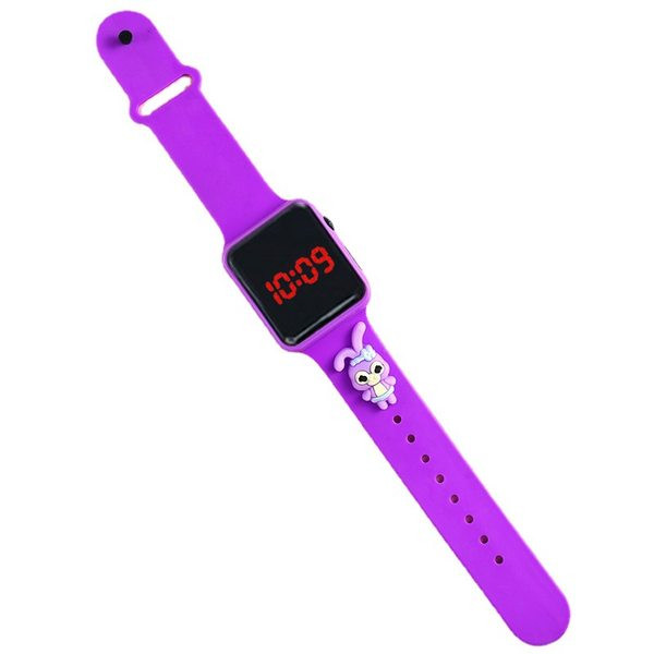 Children`s electronic watch with animation
