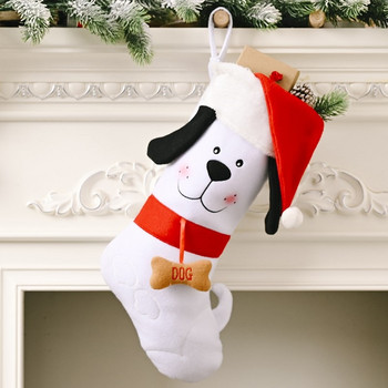 1 ΤΕΜ Χριστουγεννιάτικα Διακοσμητικά 2023 Μεγάλες Μπότες Διακοσμήσεις Χριστουγεννιάτικου Δέντρου Τσάντα καραμέλας Dog Bone Snowman Χριστουγεννιάτικη κάλτσα