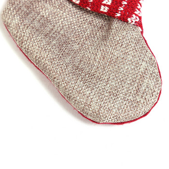 Коледни чорапи Торбички за бонбони Чорапи Чанти за съхранение на подаръци Коледна украса Подаръци Витрина за камина Аксесоари