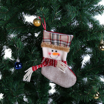 Χριστουγεννιάτικη κάλτσα Τσάντες καραμέλα Κάλτσες Δώρο Τσάντες αποθήκευσης Χριστουγεννιάτικη διακόσμηση Δώρα Αξεσουάρ βιτρίνας τζακιού