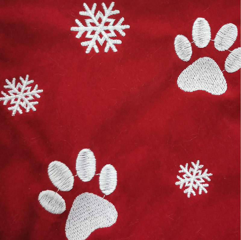 Честита Нова Година 2022 Коледен Чорап Червени Зелени Чорапи Подаръчни Чанти Джоб за Домашни Любимци Висящи Орнаменти за коледно дърво Коледна украса