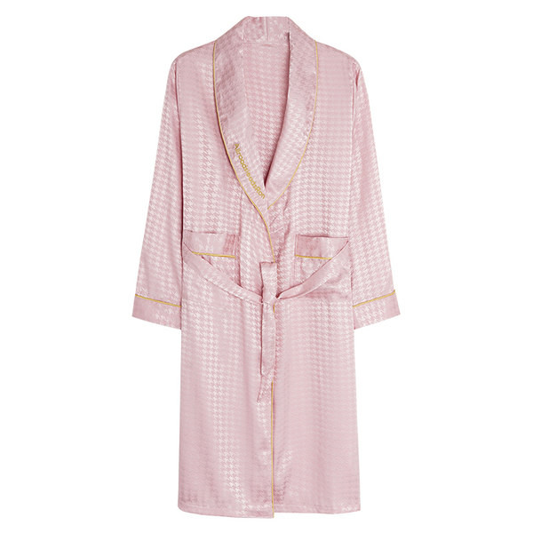 Σπιτικό γυναικείο μπουρνούζι με ζώνη - τρία χρώματα