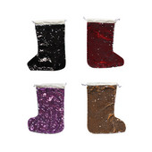 Сублимационни празни коледни чорапи с пайети Направи си сам фотопечат, детски подаръци, чорапи, висулка, Дядо Коледа, коледно дърво, торбички за бонбони