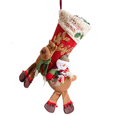 Δώρο Άγιου Βασίλη Διακοσμητικές κάλτσες Μεγάλη τσάντα καραμέλα Κρεμαστό Κρεμαστό Κρεμαστό Κρεμαστό Κρεμαστό Κρεμαστό Κρεμαστό Κρεμαστό Τσαντάκι με ζαχαρωτά Elk Snowman