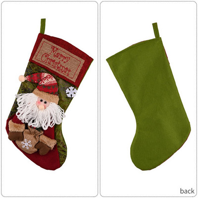 Jõulusukad Kingitussokid tähtedega Jõulud sokid perepeo kaunistamiseks Jõulupuu kaunistuseks