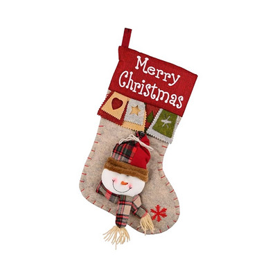 Jõulusukad Kingitussokid tähtedega Jõulud sokid perepeo kaunistamiseks Jõulupuu kaunistuseks