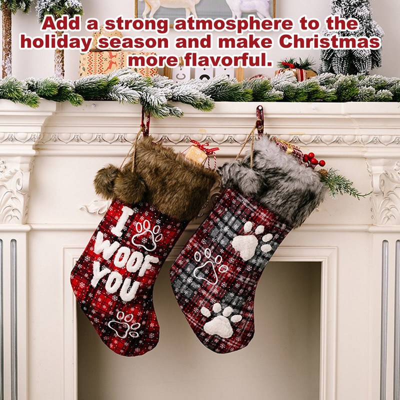 Jõulusukad Kingitussokid tähtedega Jõulud sokid perepeo kaunistamiseks Jõulupuu kaunistuseks