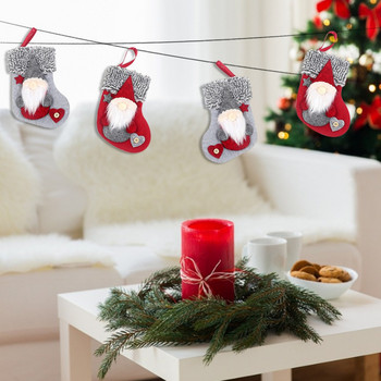 Χριστουγεννιάτικη κάλτσα Μεγάλες χριστουγεννιάτικες τσάντες δώρου Κάλτσες διακόσμησης τζακιού Πρωτοχρονιάτικη Χριστουγεννιάτικη διακόσμηση
