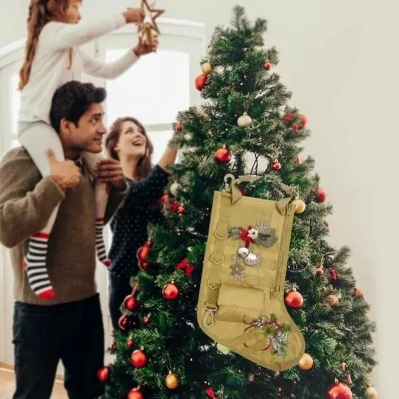 1 tk jõulusokkide hoiupakk Sporditarbed Creative Chic võtmehoidjad kotid Kulumiskindlad veekindlad õues reisimiseks