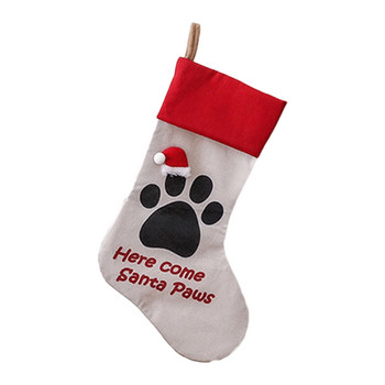 Pet Dog for CAT Paw Christmas Stockings Big 18\