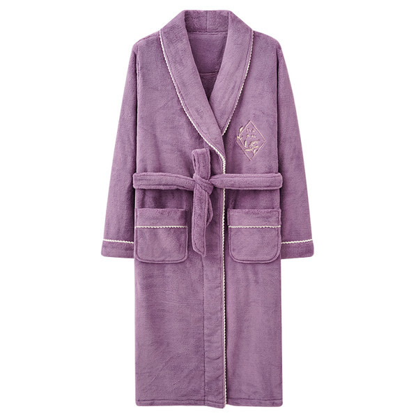 Fliisist vabaaja hommikumantel taskuga