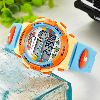 Нов модел детски електронен часовник със силиконова каишка