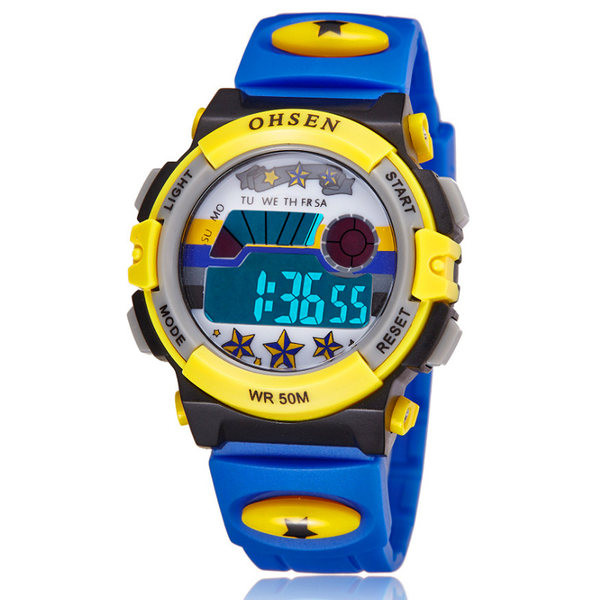 Novi model dječjeg elektronskog sata sa silikonskim remenom