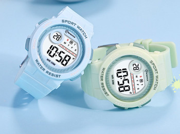 Детски водоустойчив електронен часовник за момчета и момичета 