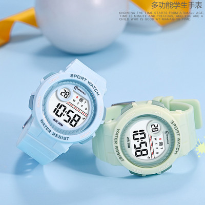Children`s waterproof electronic watch for boys and girls