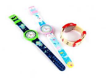 Детски часовник със силиконова каишка за момчета и момичета