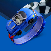 Ležerni dječji elektronički sat sa silikonskim remenom