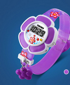 Ležerni dječji elektronički sat sa silikonskim remenom
