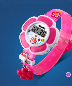Ležerni dječji elektronički sat sa silikonskim remenom